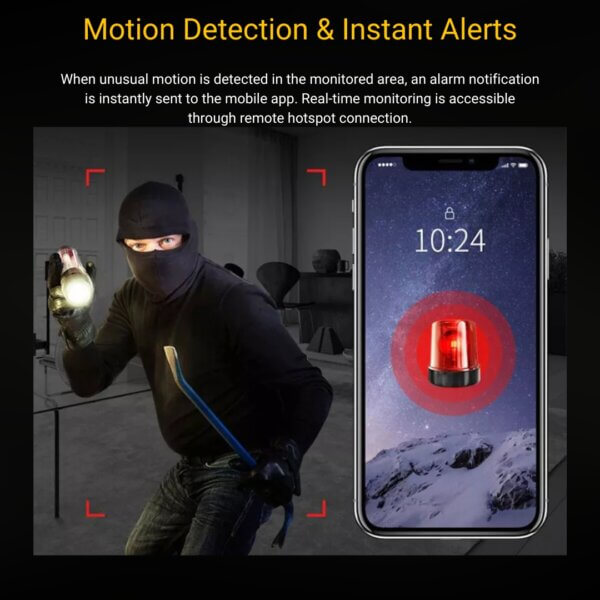 Hidden Camera HD 1080P Surveillance Security with Motion Detection and Night Vision, WiFi Wireless Camera, Indoor Camera, Nanny Cam, Spy Camera, Mini Camera for Pet, Baby and Nanny - Imagen 2