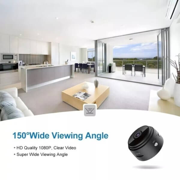 Hidden Camera HD 1080P Surveillance Security with Motion Detection and Night Vision, WiFi Wireless Camera, Indoor Camera, Nanny Cam, Spy Camera, Mini Camera for Pet, Baby and Nanny - Imagen 9