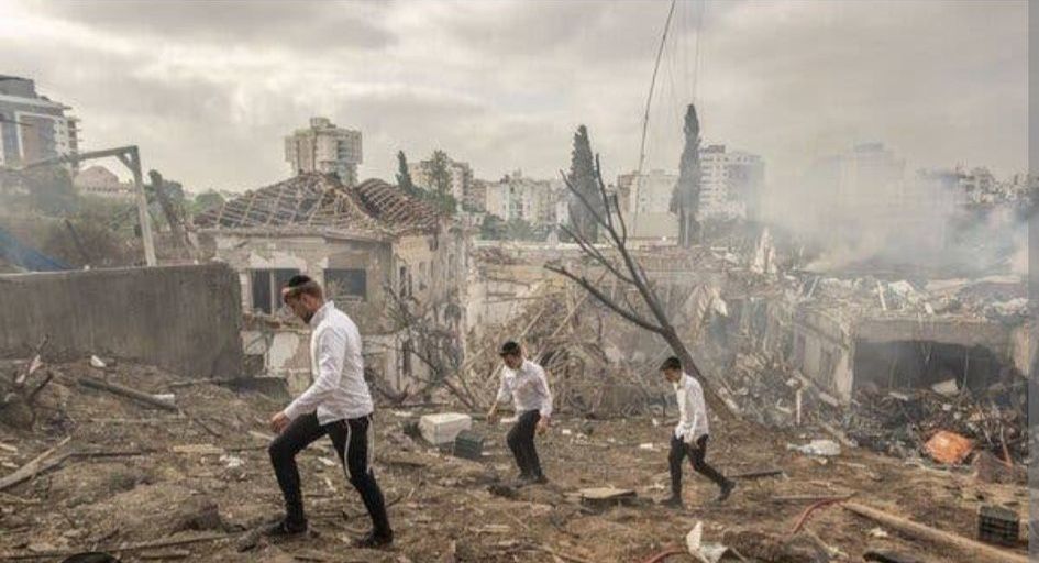 Destrucción en el medio oriente